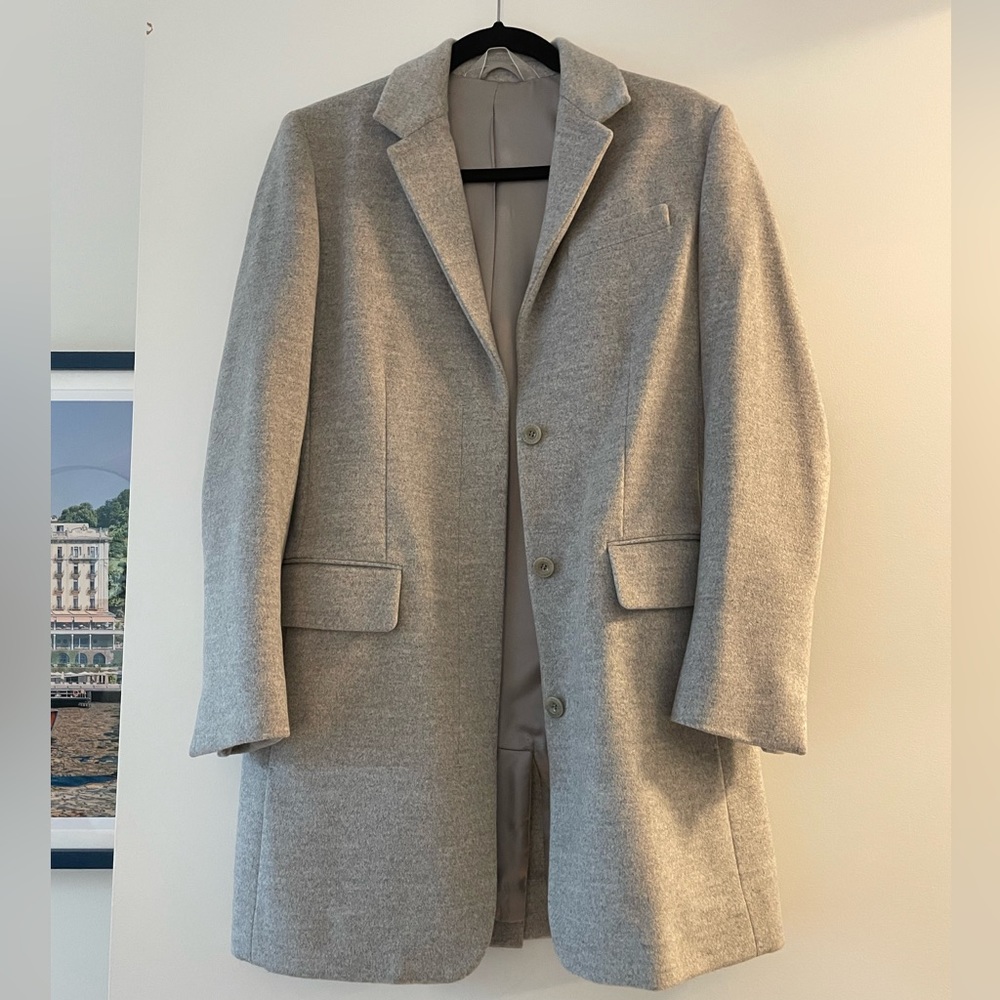 Reed Krakoff Women’s Gray Wool Peacoat, Silk Lined - Size 6